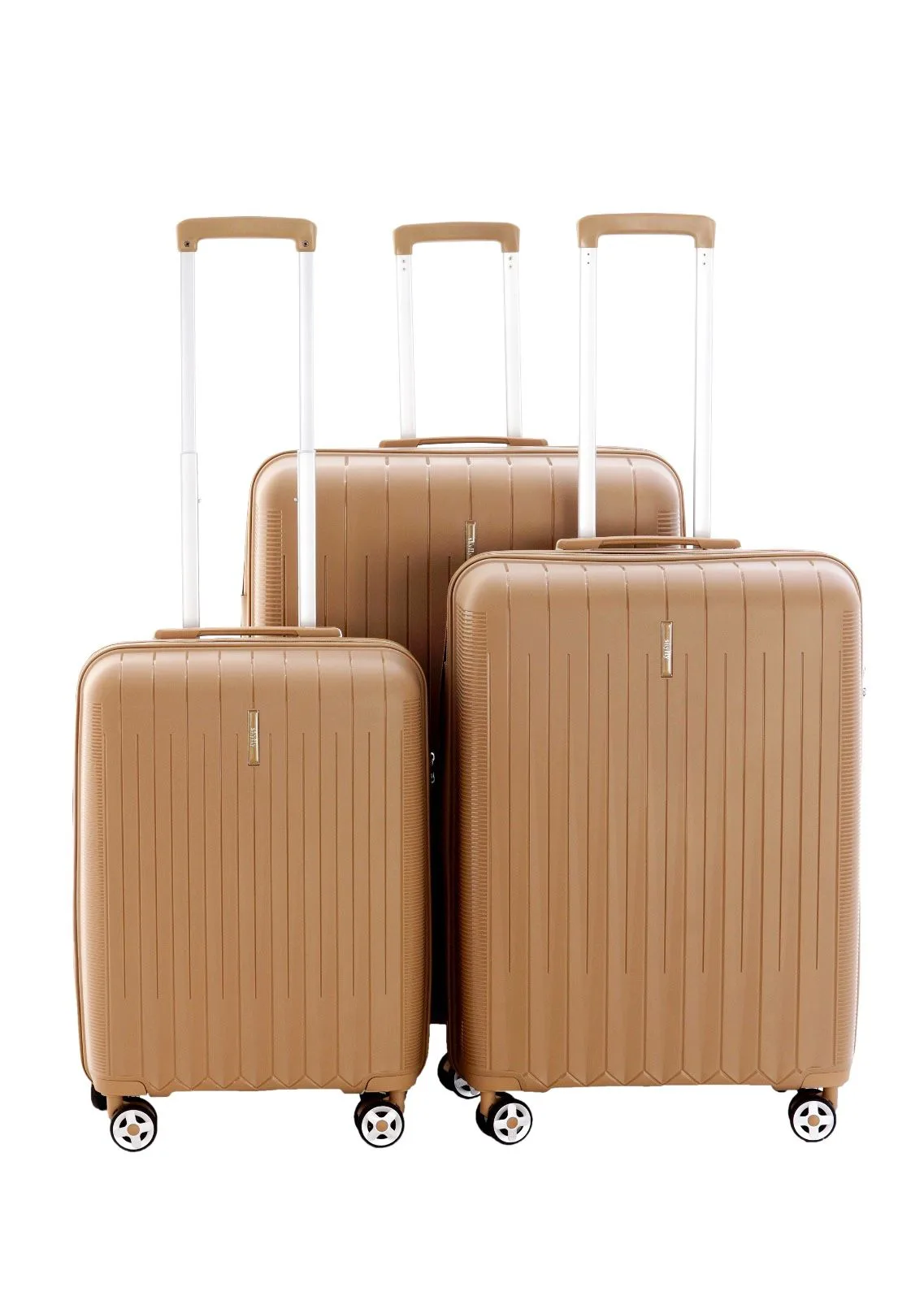 SKY FLY PP 3'LÜ SET VALİZ ŞAMPANYA